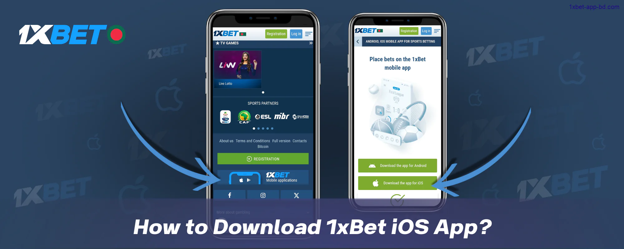 How to download and install 1xBet App on your Apple smartphone or tablet